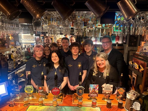 Staff at the Tamworth Tap